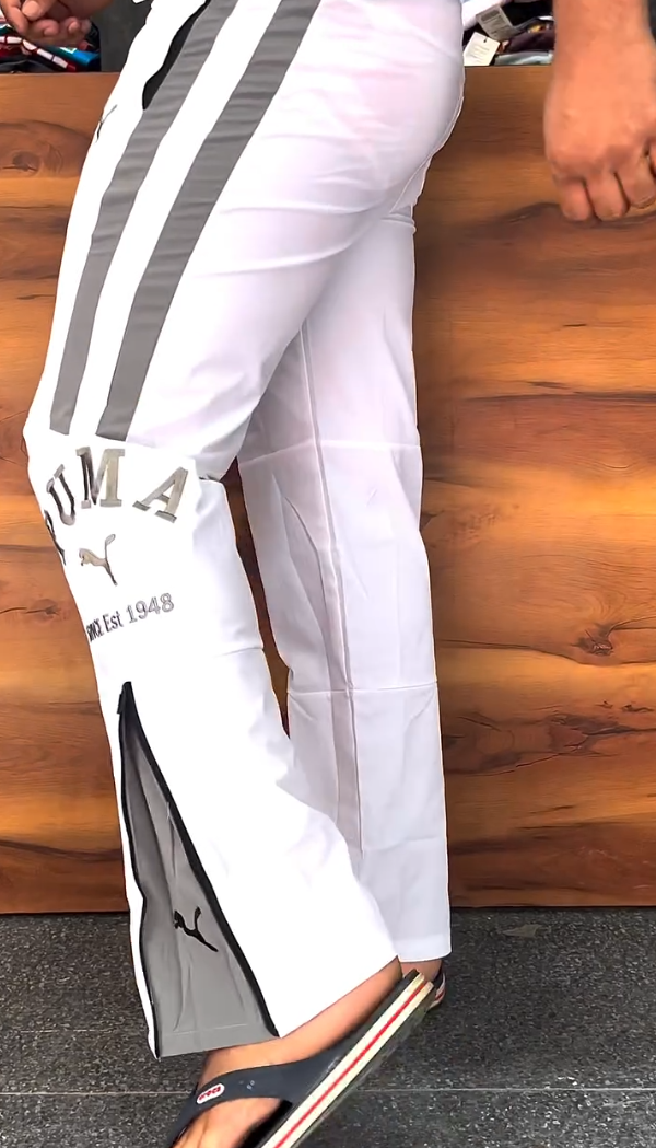 Trendy Zip-up Loose Sports Pants