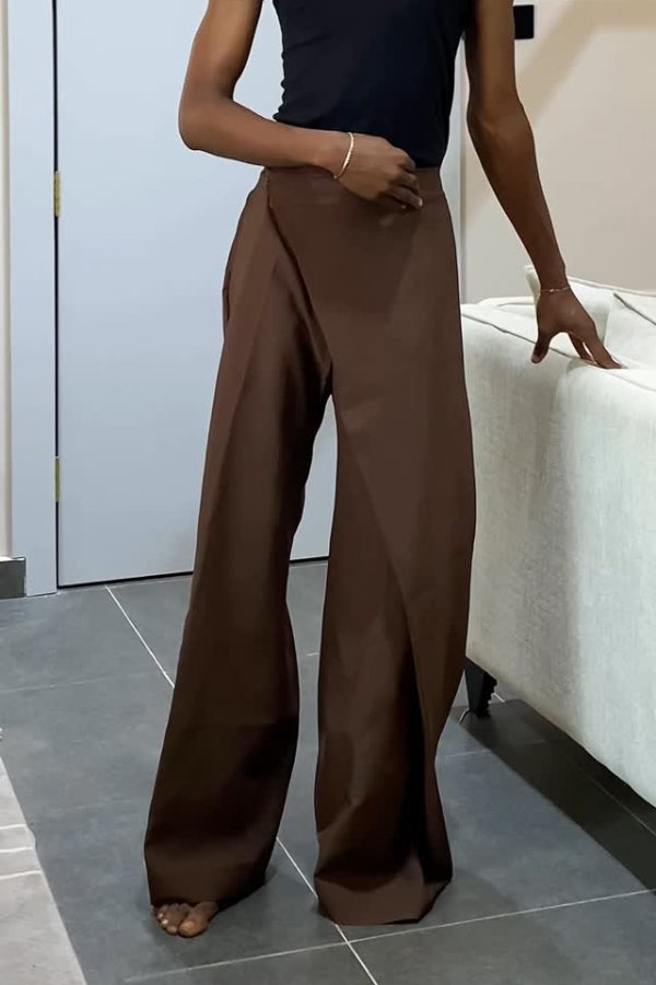Unisex Vertical Loose Fit Suit Pants