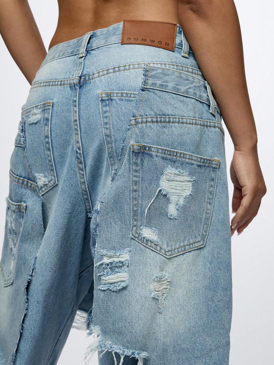 Trendy and casual Overlay Jeans