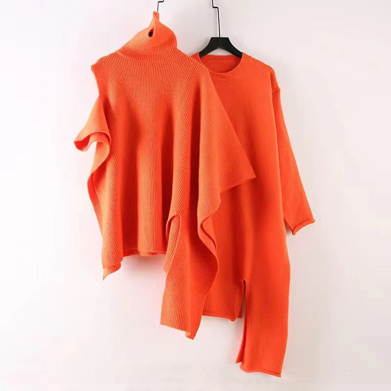 Orange Sweater Set