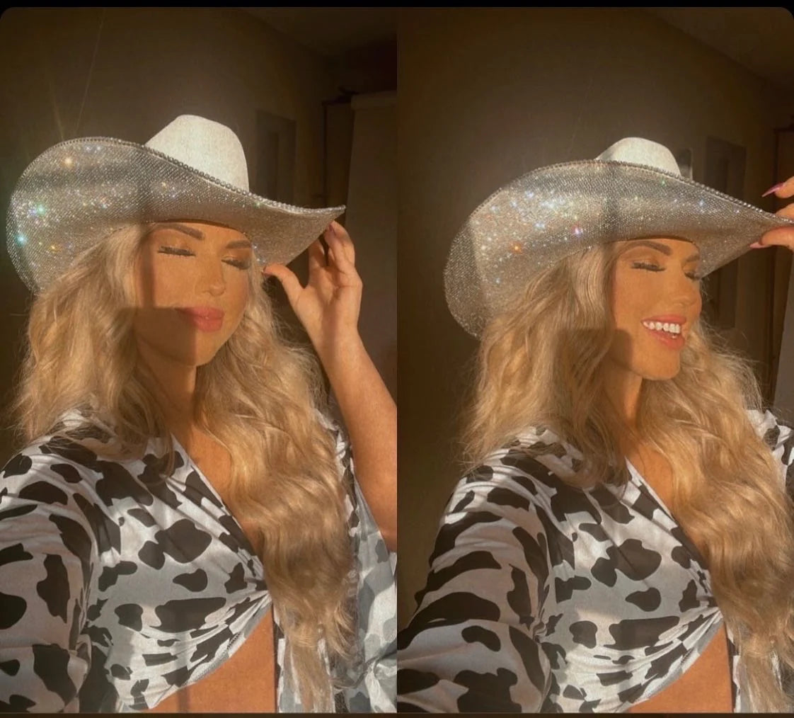Sparkling Rhinestone Cowboy Hat