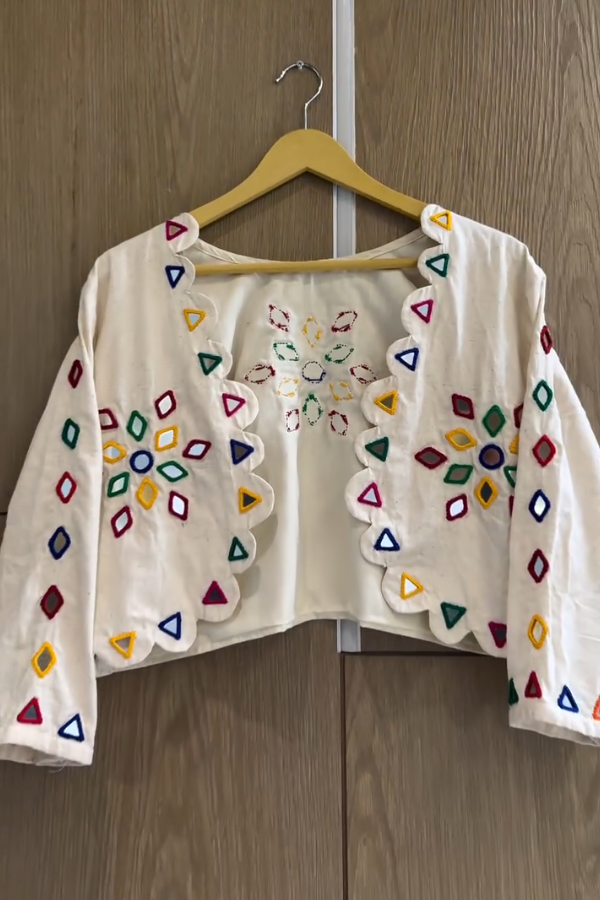 Geometric Cut-out Top