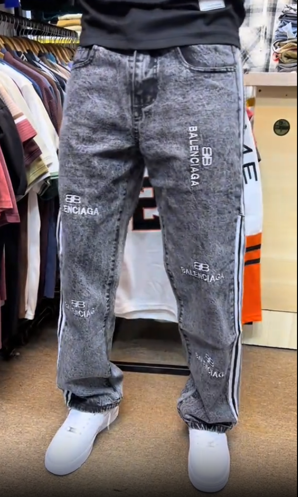 Couple's Trendy Lettering Jeans