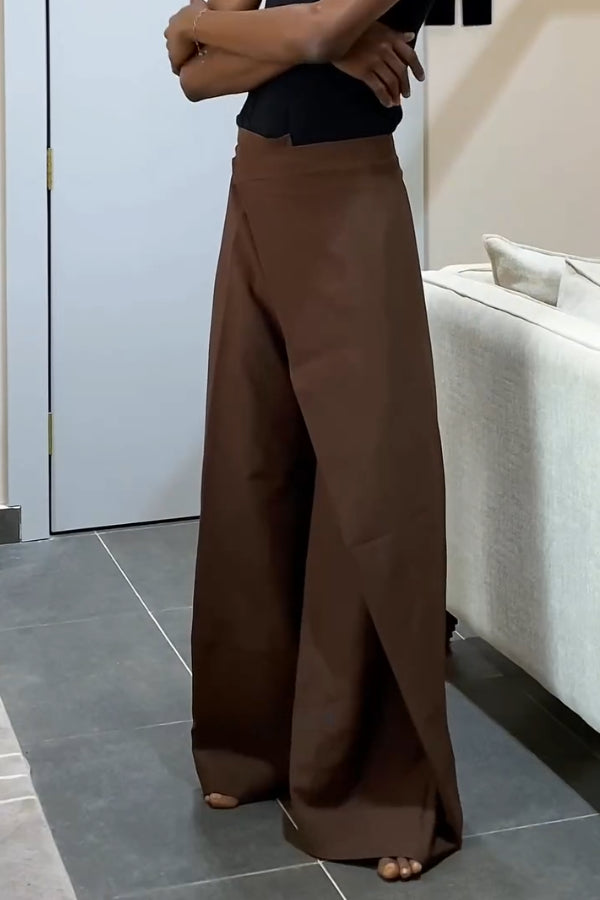 Unisex Vertical Loose Fit Suit Pants