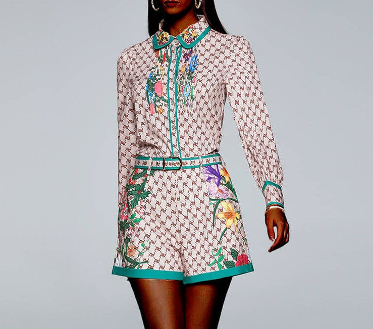 Bad and Bougie Shorts Set