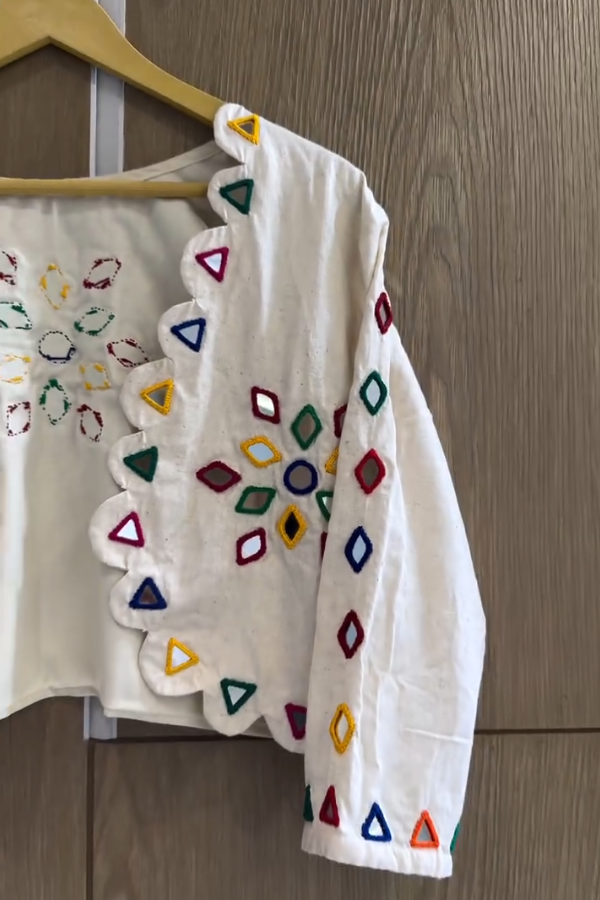 Geometric Cut-out Top