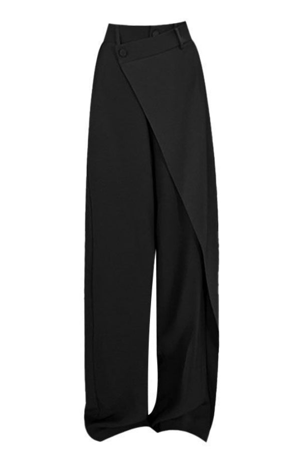 Unisex Vertical Loose Fit Suit Pants