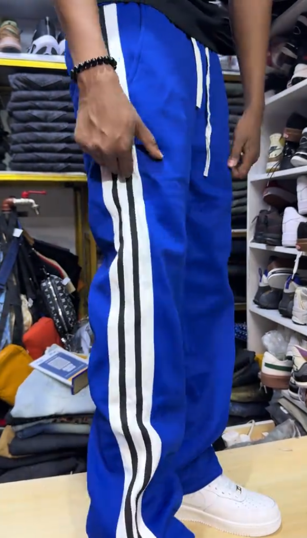 Couple's Side Striped Loose Casual Pants