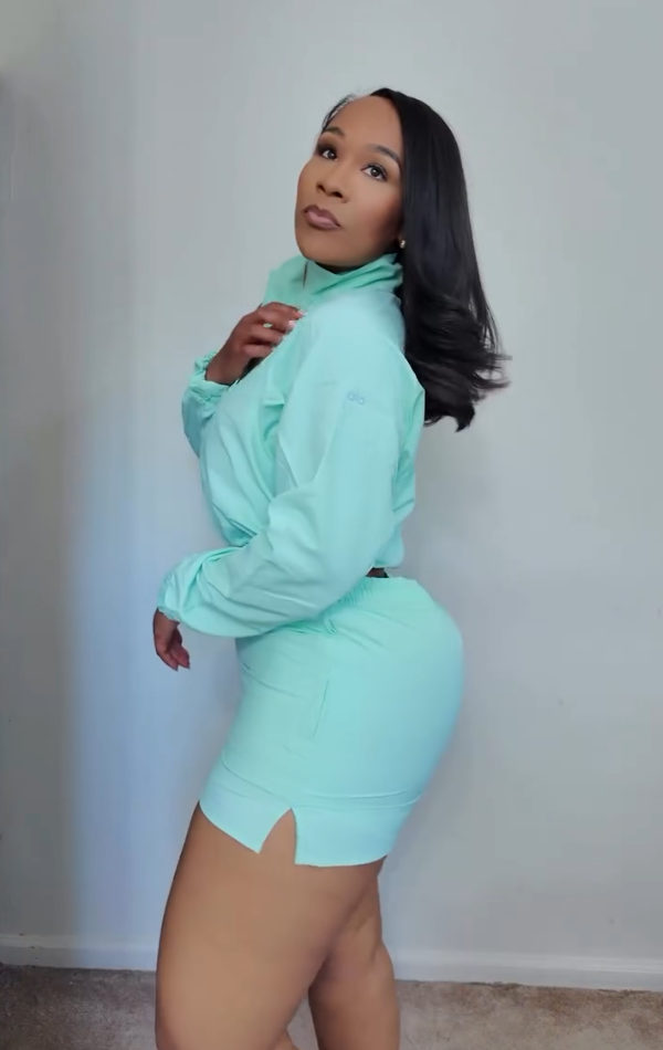 Comfortable Sports Casual Jacket & Skirt Set