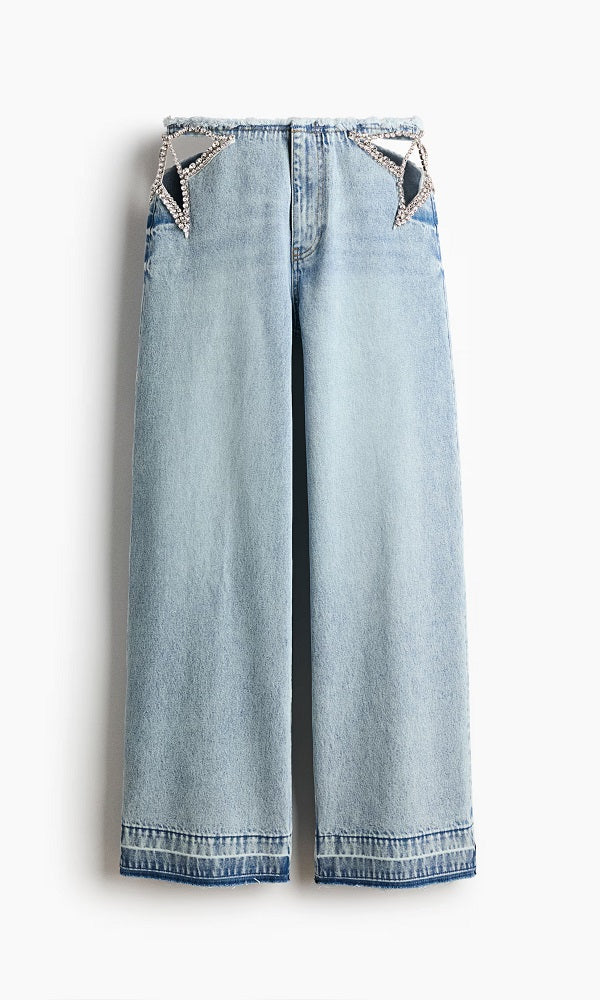 Women's Crystal Star Jeans