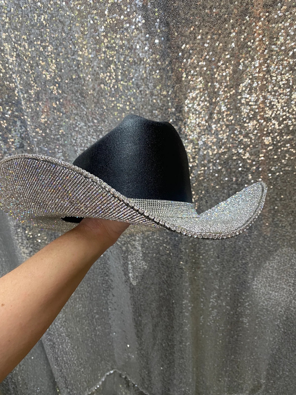 Shiny Rhinestone Hat