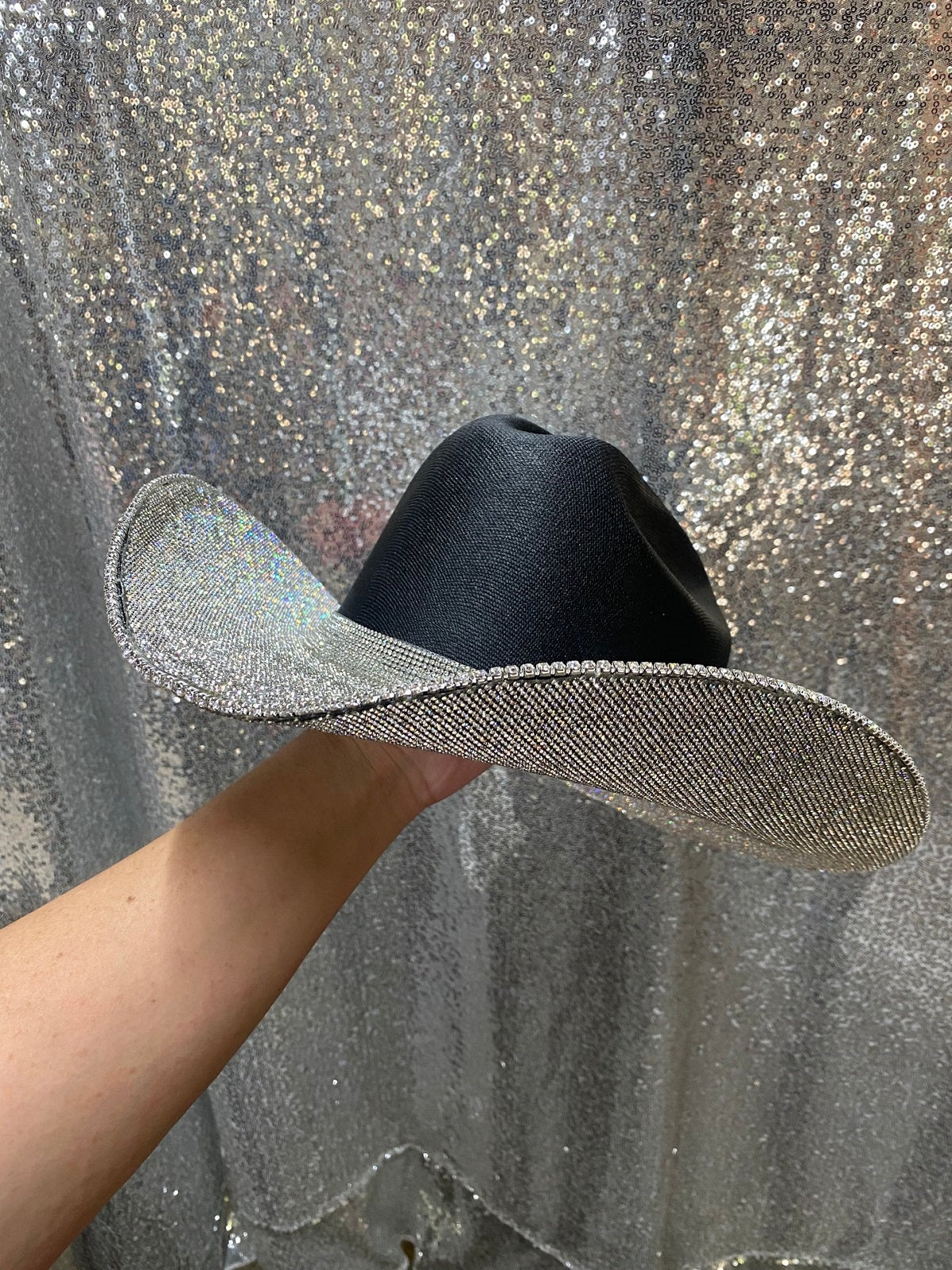 Shiny Rhinestone Hat