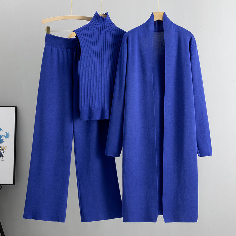 Women's 3 Piece Knit Lounge Set