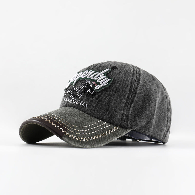 Embroidered Eagle Baseball Cap