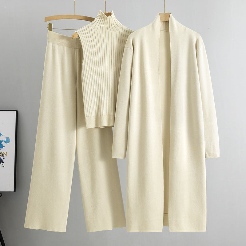 Women's 3 Piece Knit Lounge Set
