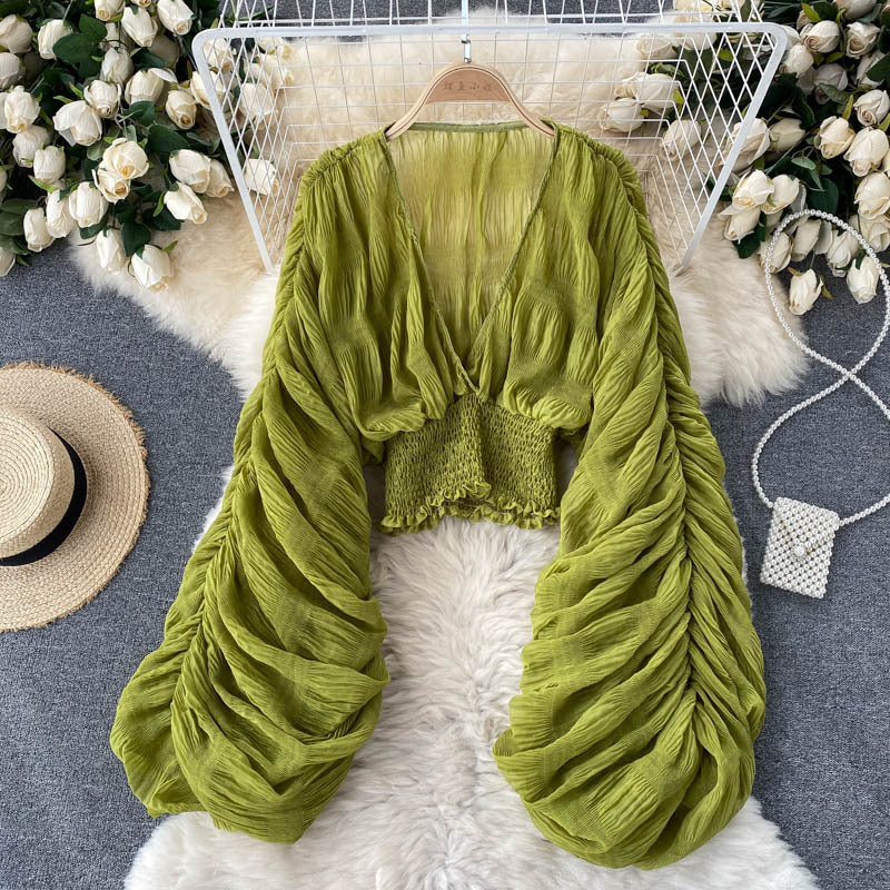Party Bell Sleeve Dressy Top