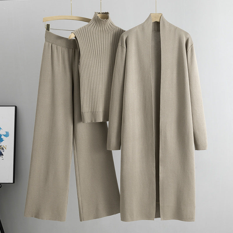 Women's 3 Piece Knit Lounge Set