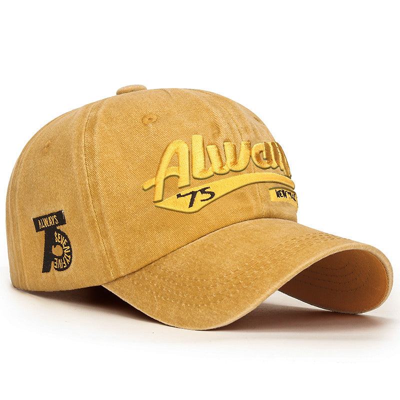 Embroidered Trendy Cap