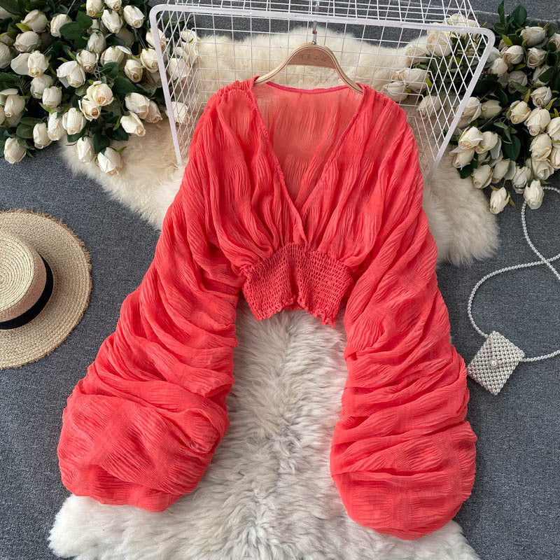 Party Bell Sleeve Dressy Top