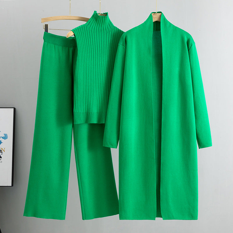 Women's 3 Piece Knit Lounge Set