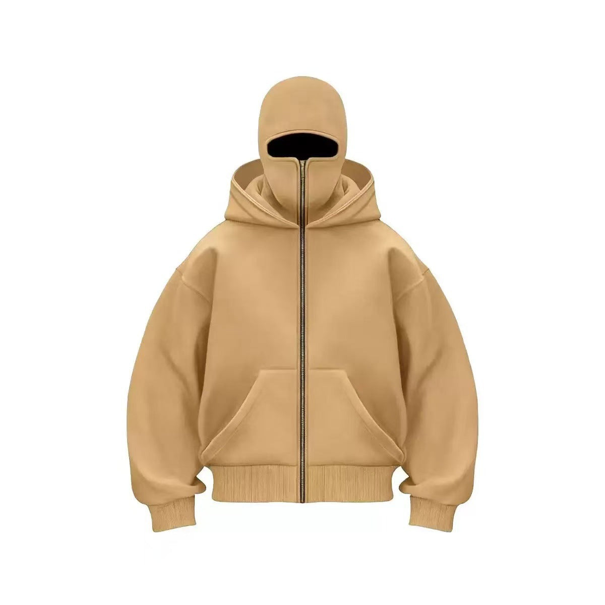 Couples' Hooded Face-Covering Top