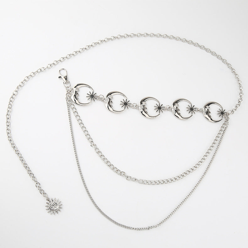 New Double Metal Waist Chain