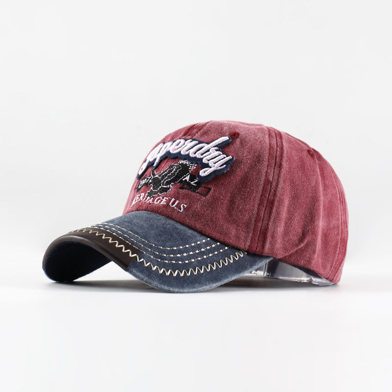 Embroidered Eagle Baseball Cap