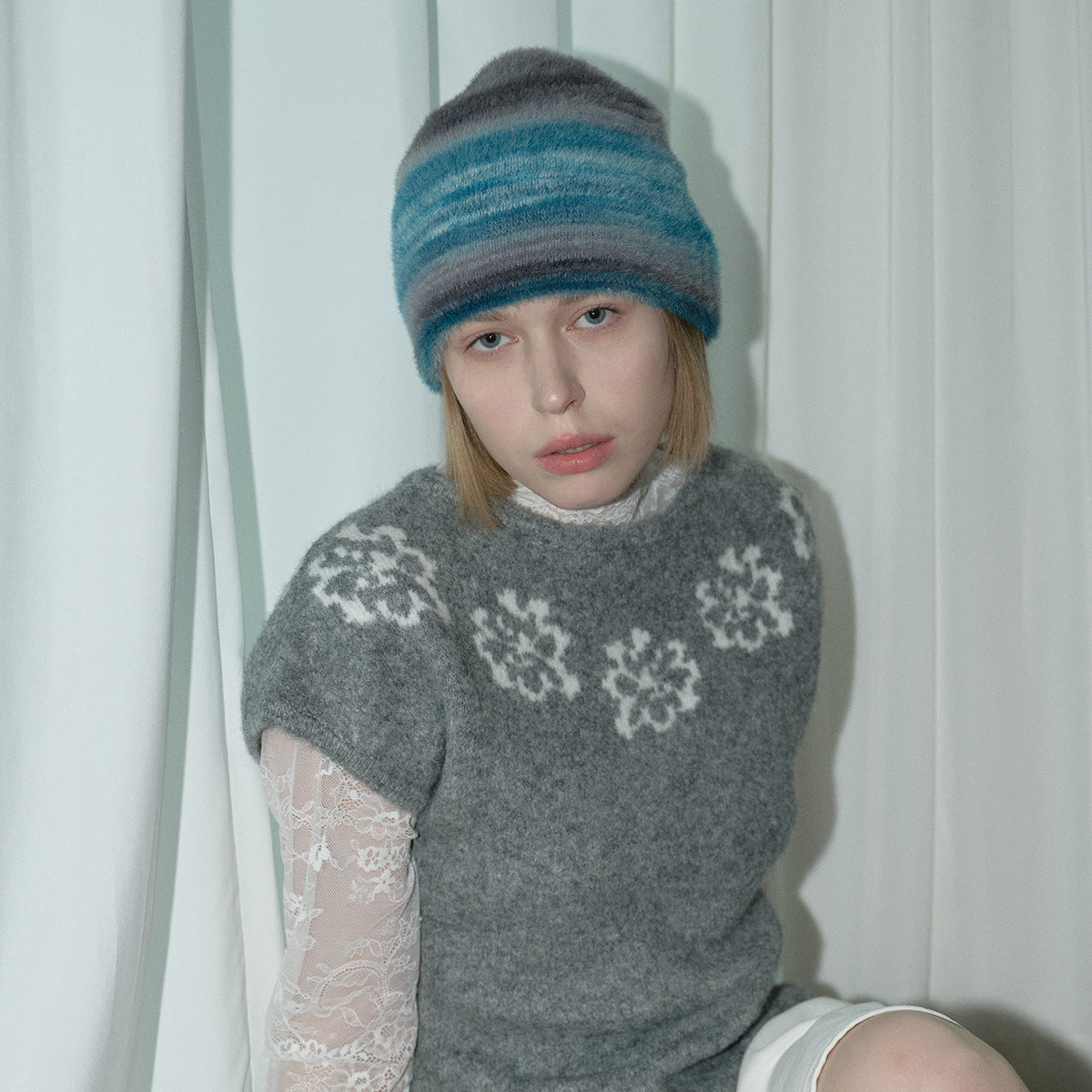 Vintage Soft Wool Knitted Hat
