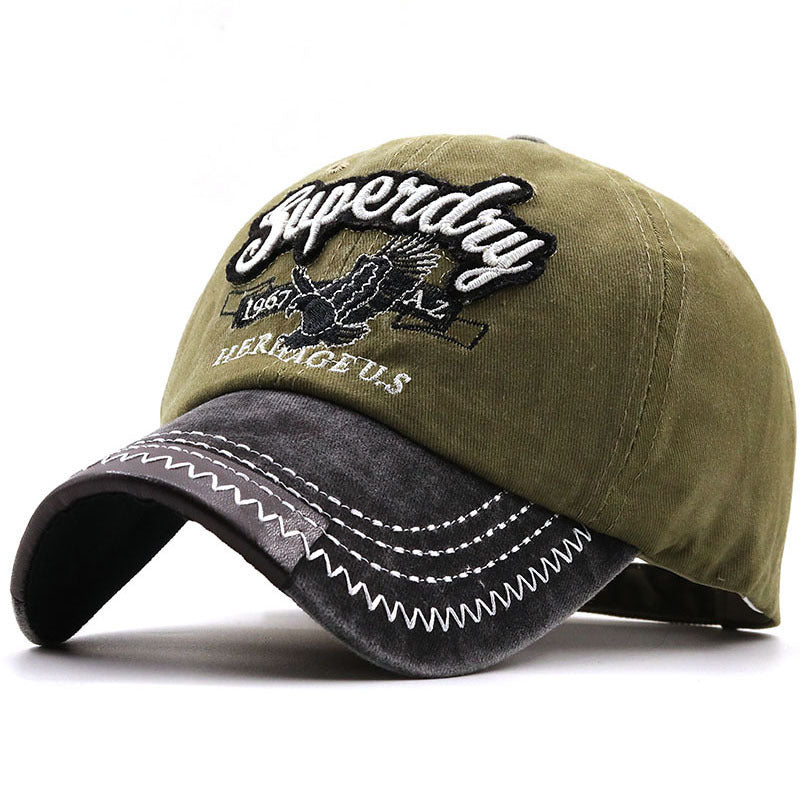 Embroidered Eagle Baseball Cap