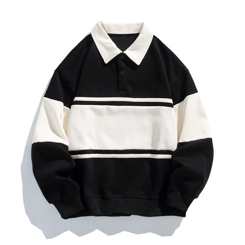 Couple's Striped Polo Shirt