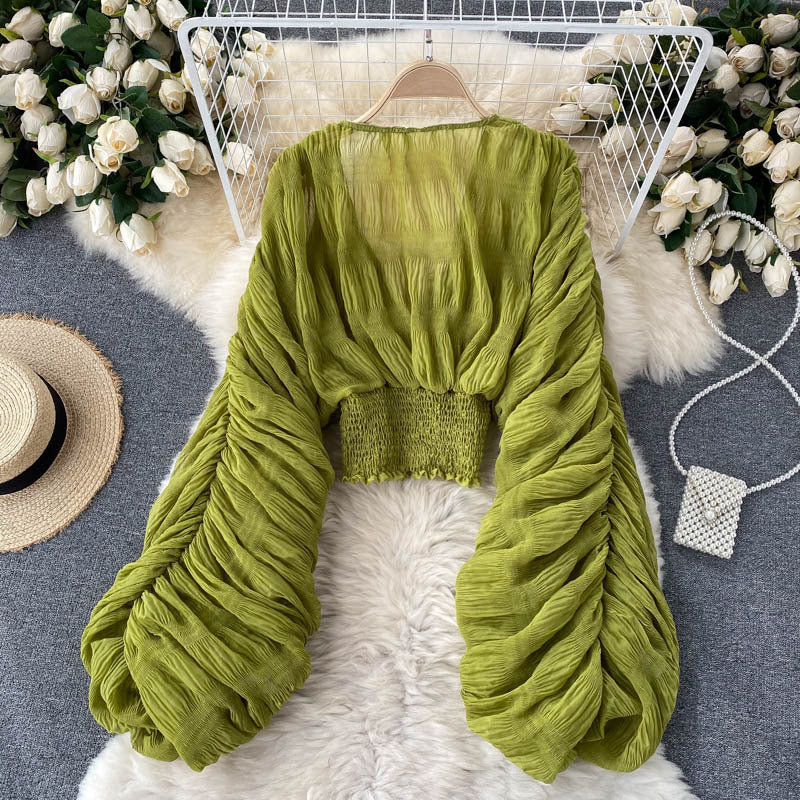 Party Bell Sleeve Dressy Top
