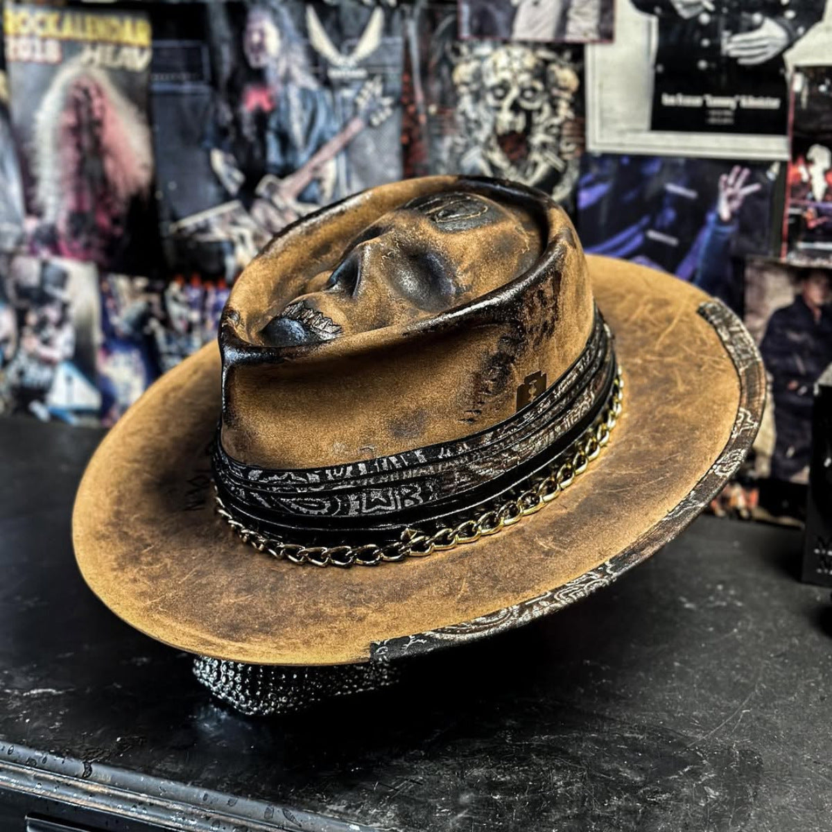 Skull Pure Wool Hat