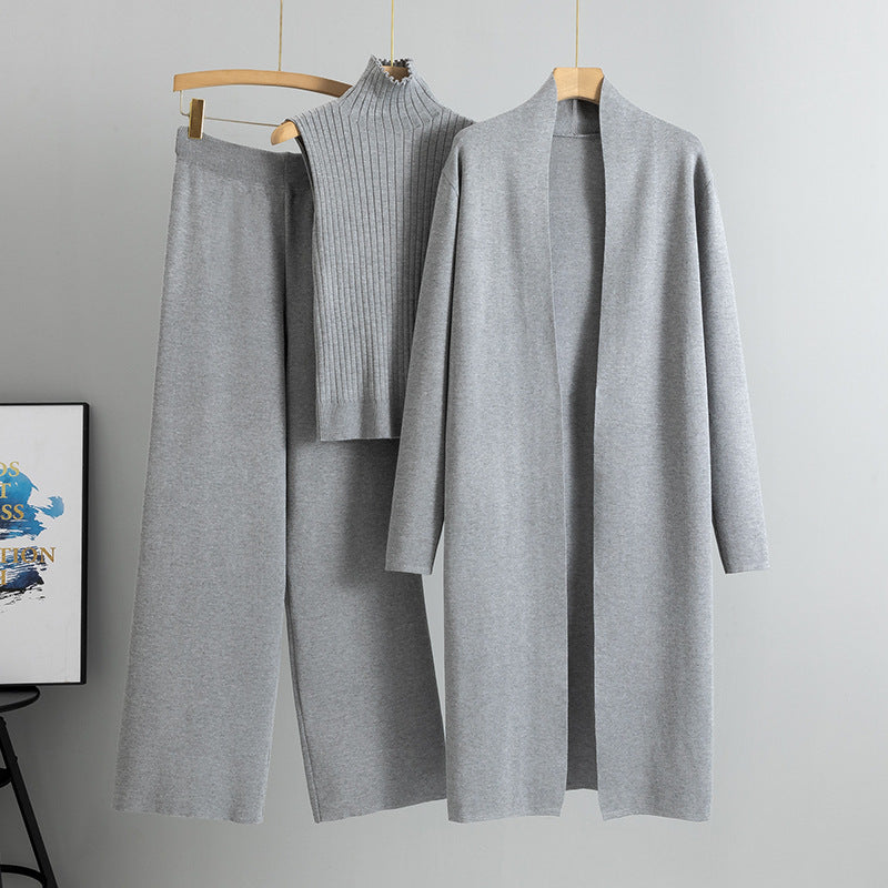 Women's 3 Piece Knit Lounge Set