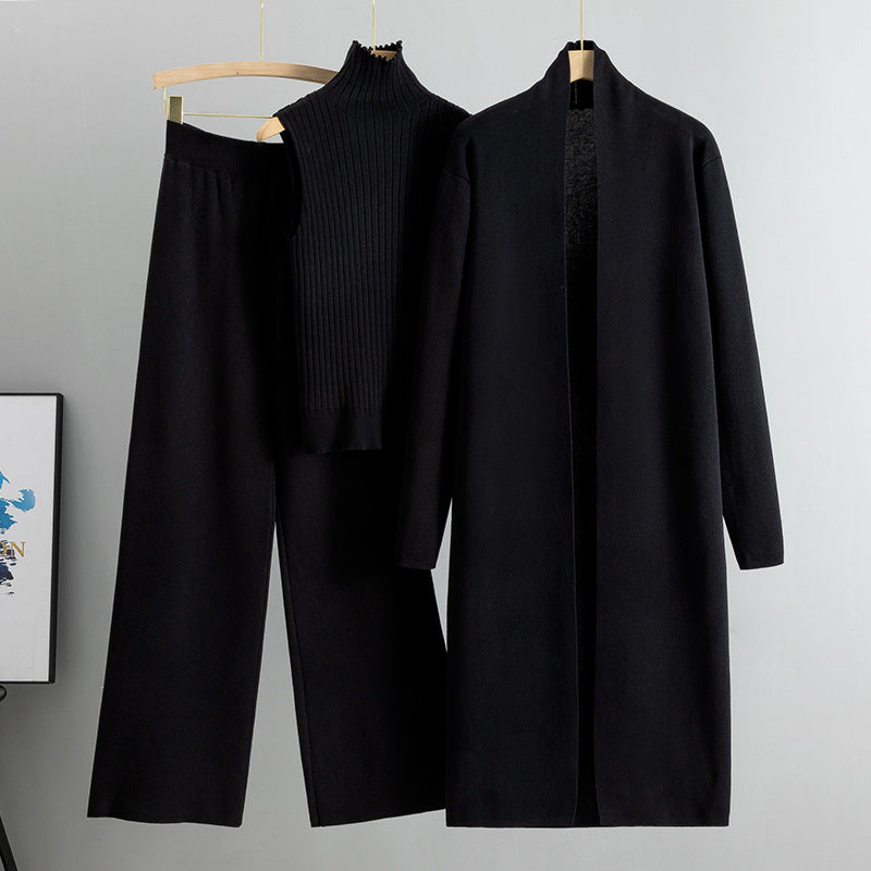 Women's 3 Piece Knit Lounge Set
