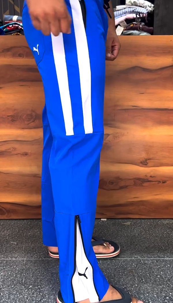 Trendy Zip-up Loose Sports Pants