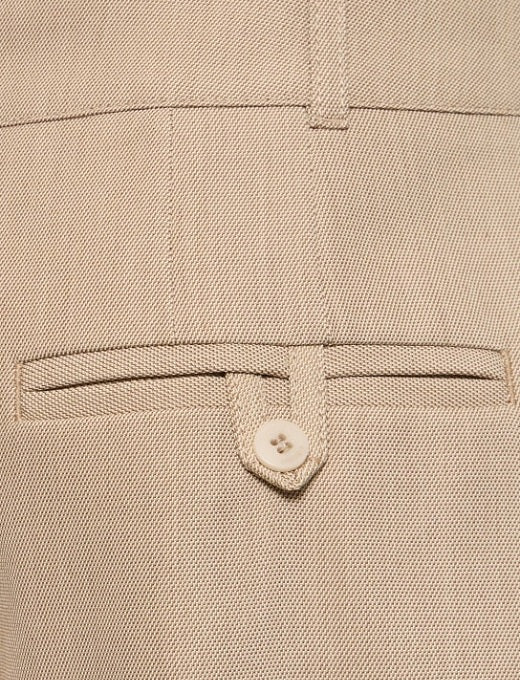 Wool-blend Ovalo Curved Casual Pants