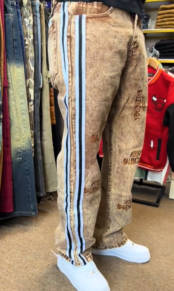 Couple's Trendy Lettering Jeans