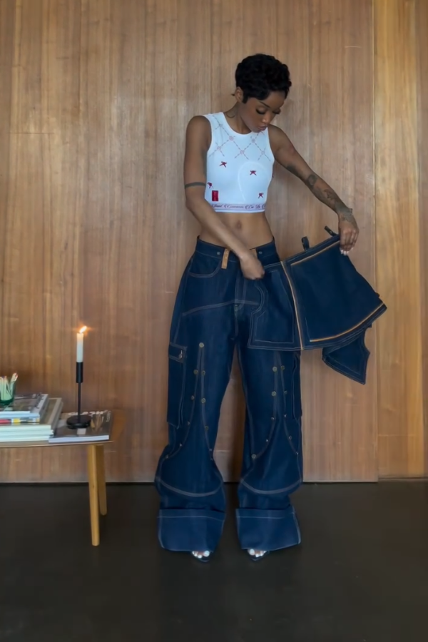 My Personalized Jeans & Detachable Skirt