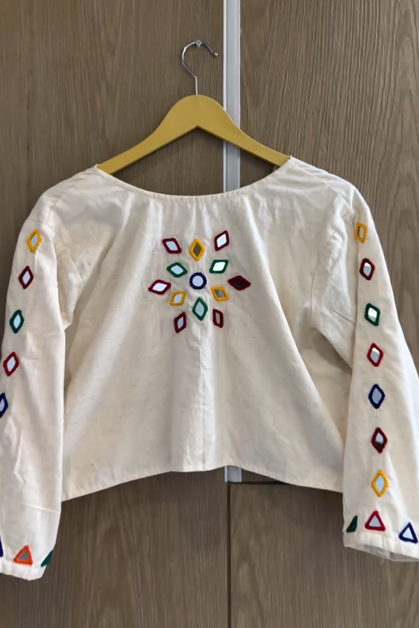 Geometric Cut-out Top