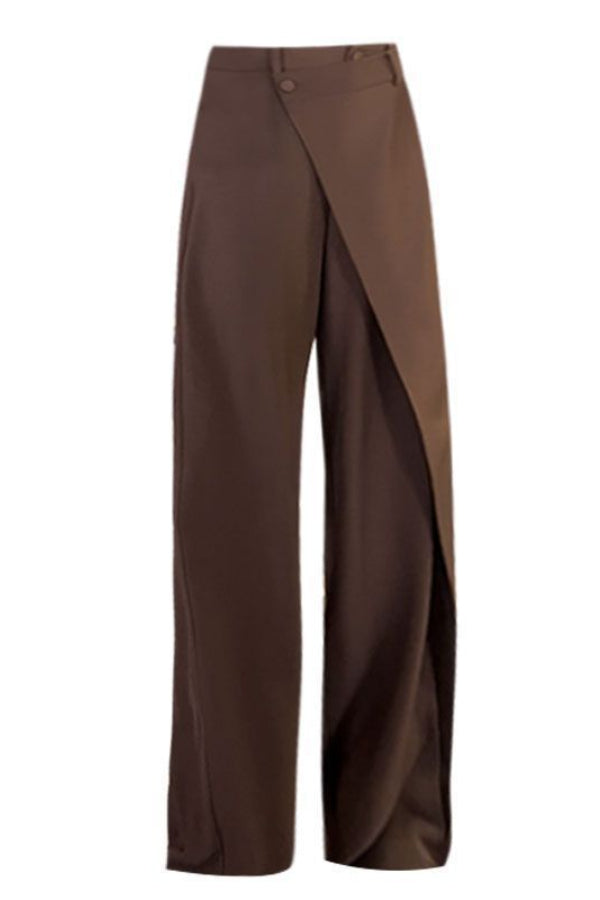 Unisex Vertical Loose Fit Suit Pants