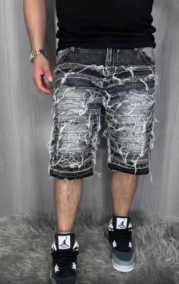 Hip Hop Retro Denim Shorts