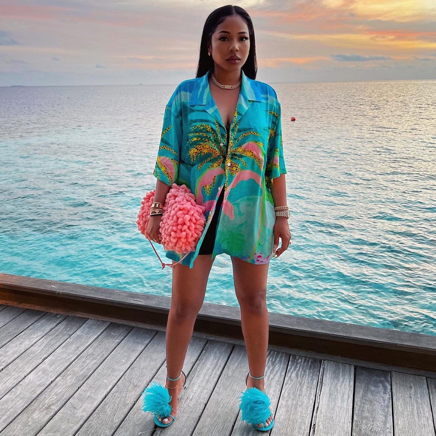 Island Vibes Cabana Shirt