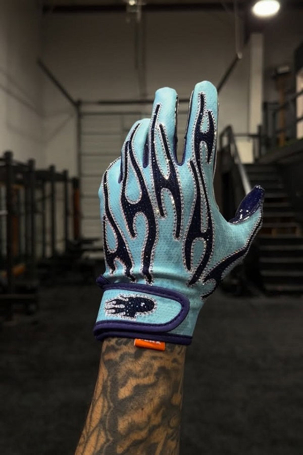 Trendy Black Flame Gloves