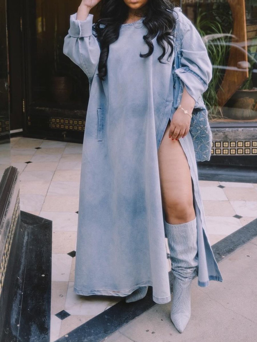 The Bigger Denim Dress