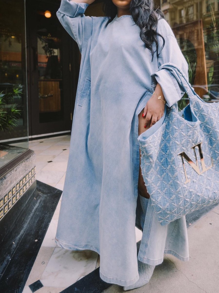 The Bigger Denim Dress