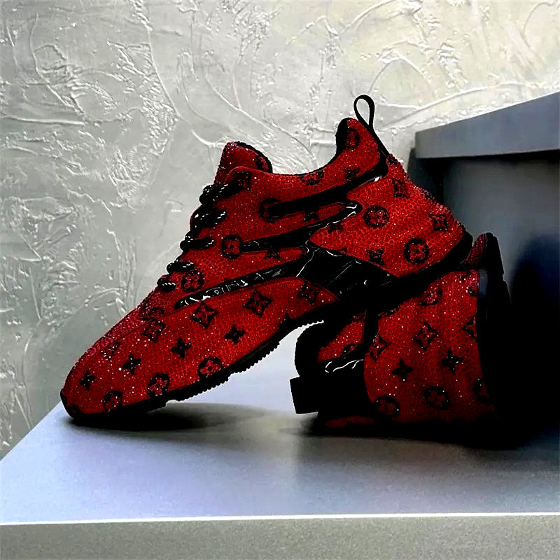 Couples' Trendy Rhinestone Casual Shoes