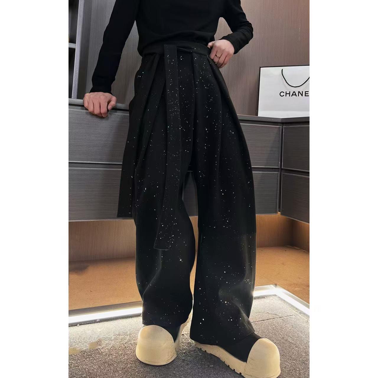 Men's Shiny Jacket & Pants Set