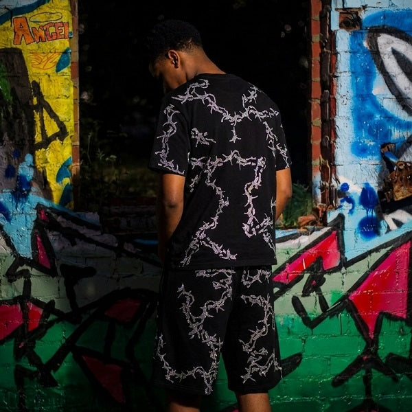 Couple's Shining Thorn T-shirt & Shorts Set