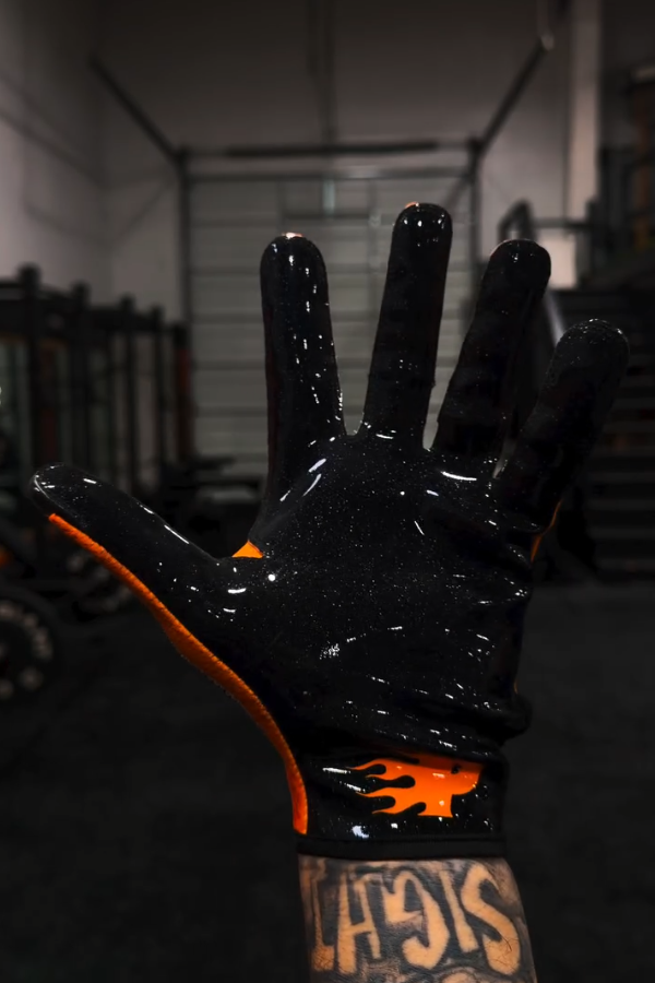 Trendy Black Flame Gloves