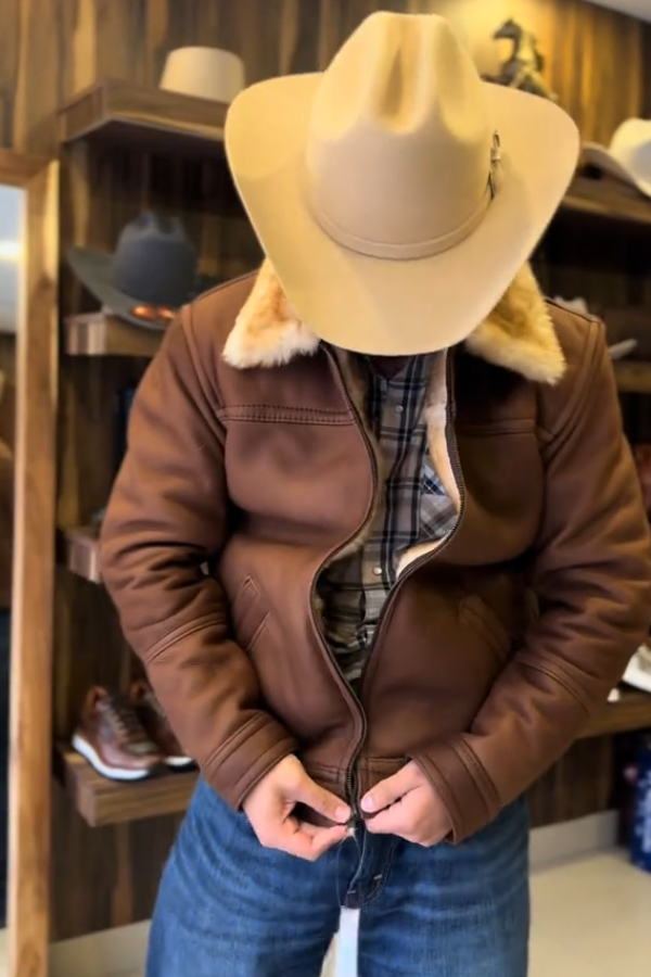 Men's Faux Leather Jacket